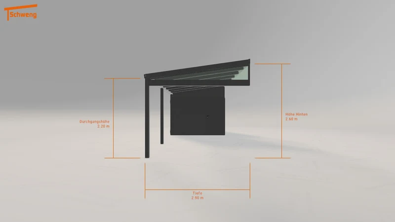 #DE Schweng Pultdachcarport S350 (ID g7dykn) #MTG