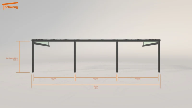 #DE Schweng Pultdachcarport S350 (ID k2vk5k) #MTG