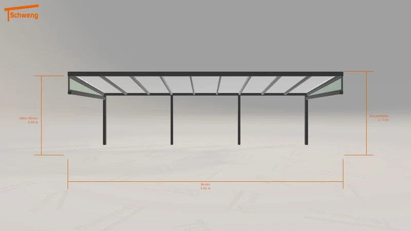 #DE Schweng Pultdachcarport S350 (ID k2vk5k) #MTG