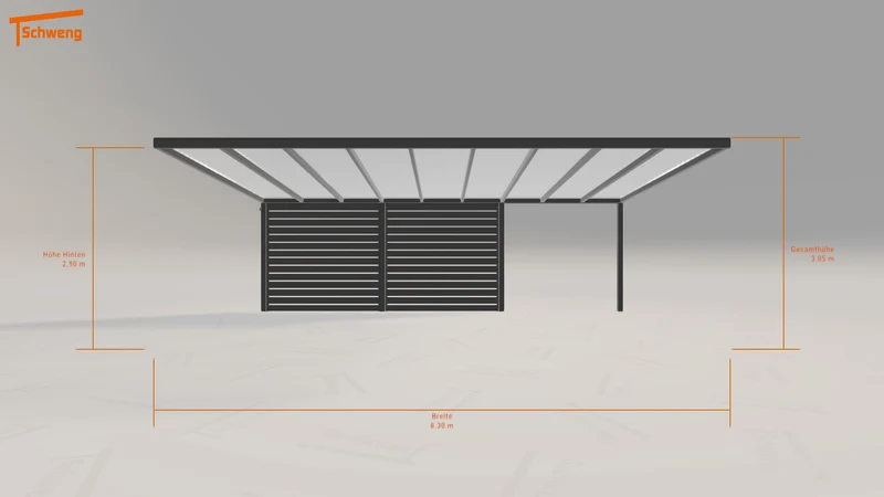 #DE Schweng Pultdachcarport S400 (ID w3mgm3) #MTG