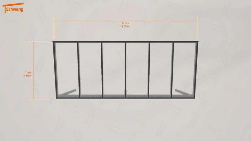 #DE Schweng Terrassenüberdachung S350 (ID k2dpmj)