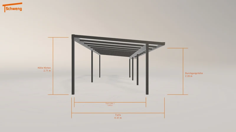 #DE Schweng Terrassenüberdachung S400 (ID w3m8dj)