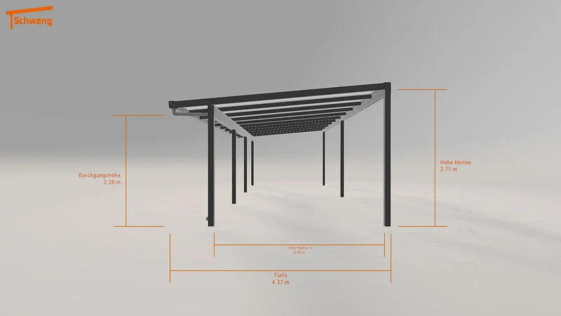#DE Schweng Terrassenüberdachung S400 (ID w3m8dj)