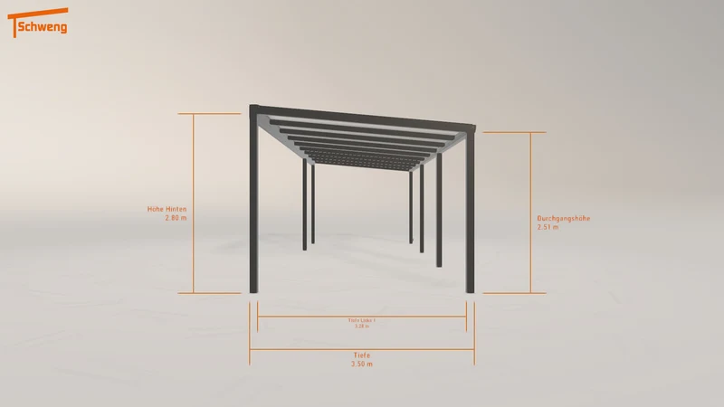 #DE Schweng Terrassenüberdachung S350 (ID ygmwdg)