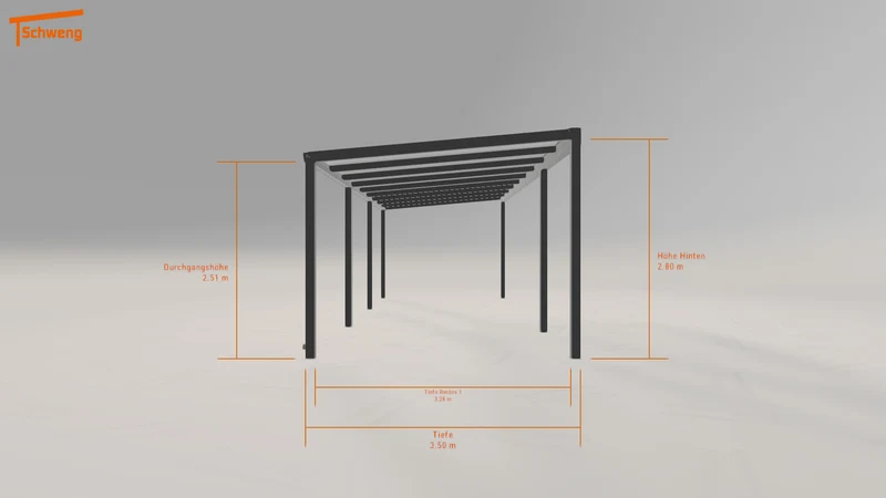 #DE Schweng Terrassenüberdachung S350 (ID ygmwdg)