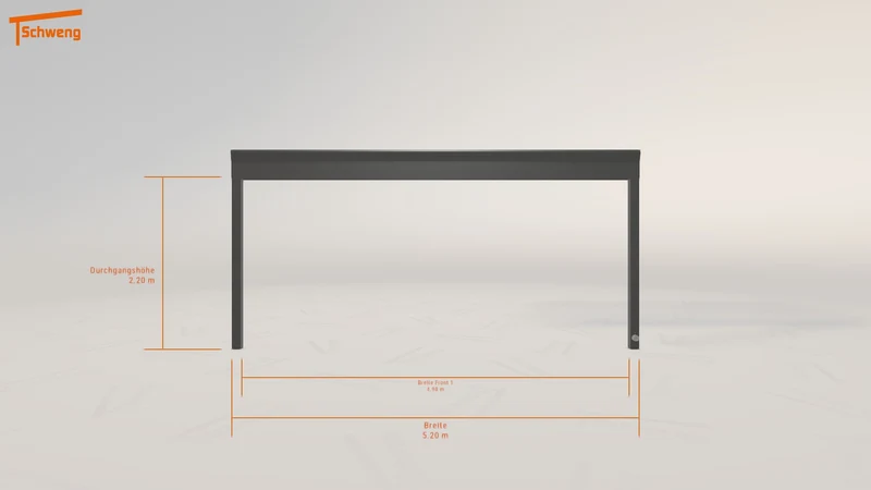 #DE Schweng Terrassenüberdachung S400 (ID 33y3qn)