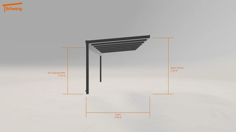 #DE Schweng Terrassenüberdachung S400 (ID 33y3qn)