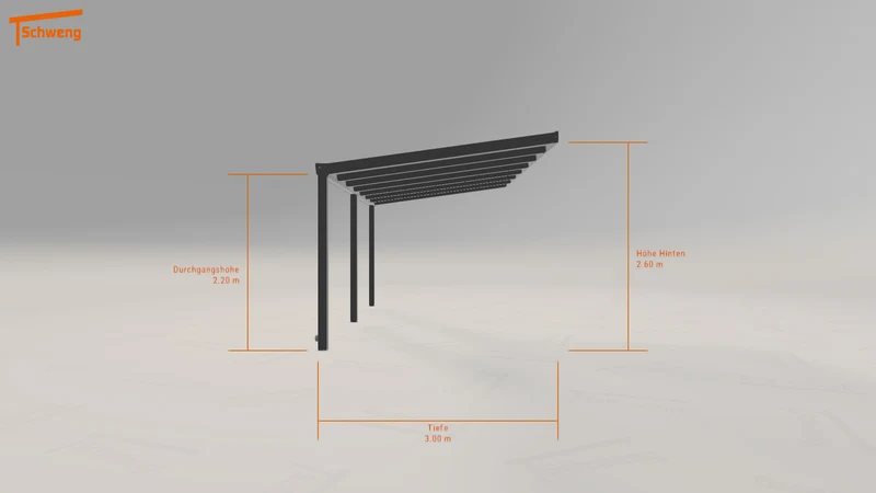 #DE Schweng Terrassenüberdachung S400 (ID ygzg5z)