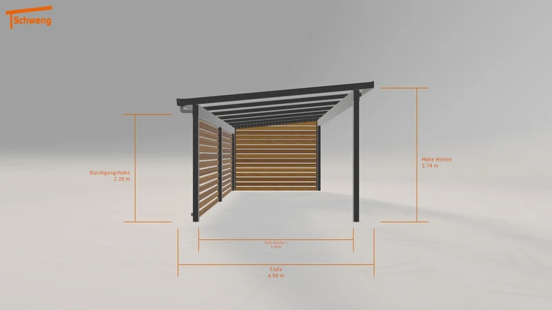 #DE Schweng Terrassenüberdachung S400 (ID dvmj3m)