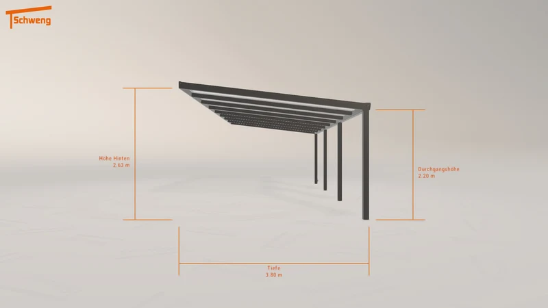 #DE Schweng Pultdachcarport S400 (ID w3j524) #MTG