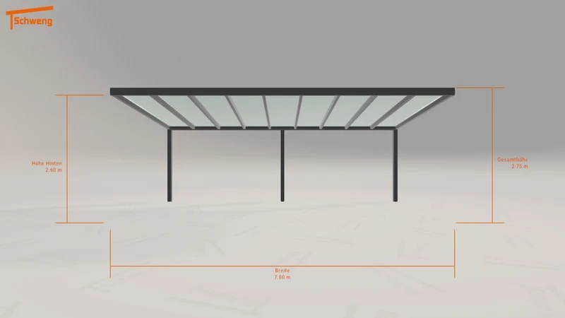 #DE Schweng Pultdachcarport S350 (ID x7zb9w) #MTG