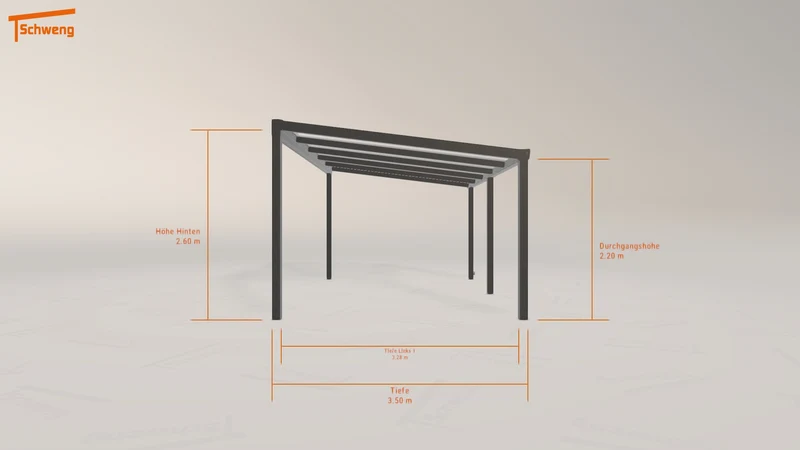 #DE Schweng Terrassenüberdachung S400 (ID 5m7q8q)