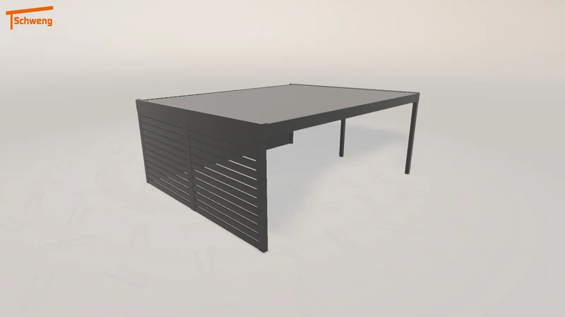 #DE Schweng Flachdachcarport C600 (ID bkdynp) #MTG