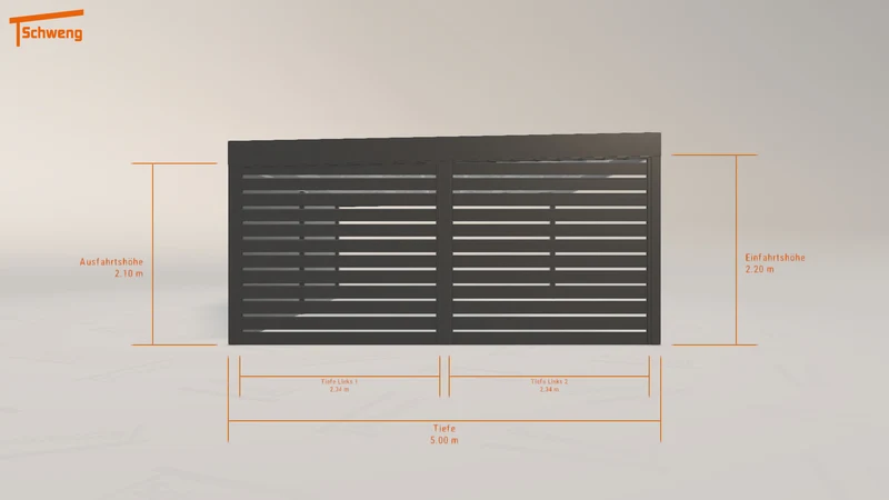 #DE Schweng Flachdachcarport C600 (ID bkdynp) #MTG