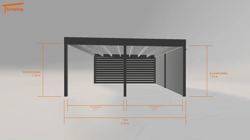 #DE Schweng Flachdachcarport C600 (ID bkdynp) #MTG