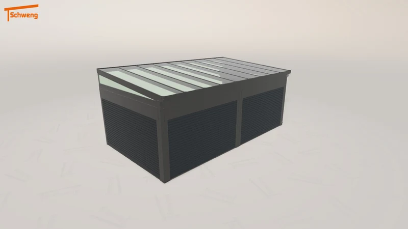 #DE Schweng Pultdachcarport S400 (ID k2v85p)