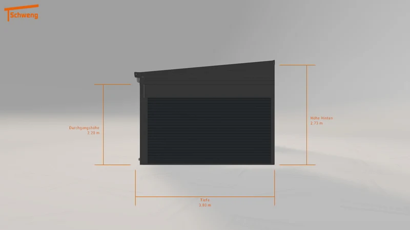 #DE Schweng Pultdachcarport S400 (ID k2v85p)