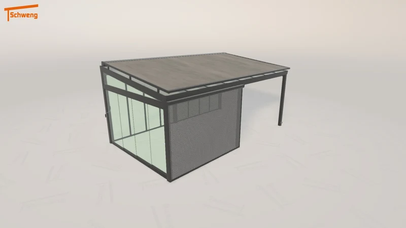 #DE Schweng Terrassenüberdachung S400 (ID z5)