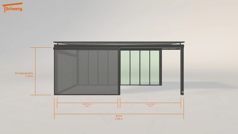 #DE Schweng Terrassenüberdachung S400 (ID z5)