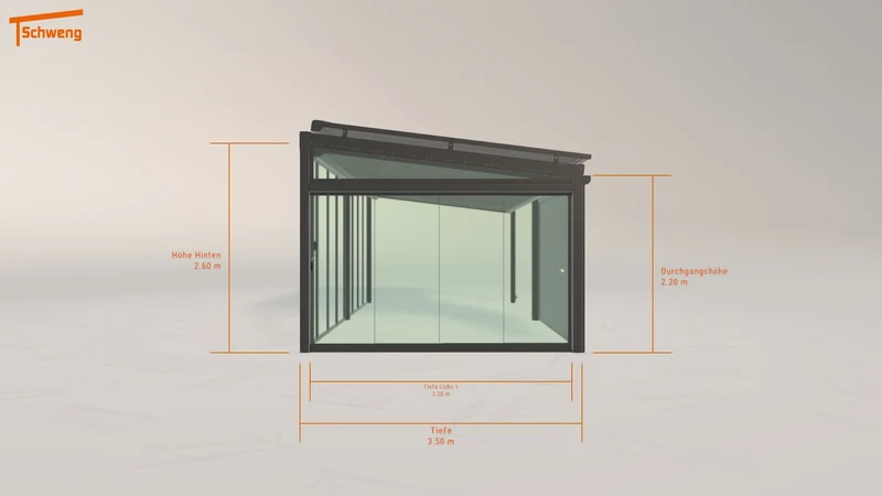 #DE Schweng Terrassenüberdachung S400 (ID z5)