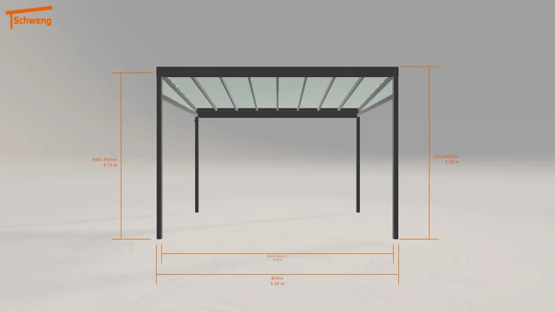 #DE Schweng Pultdachcarport S400 (ID rjxqxg)