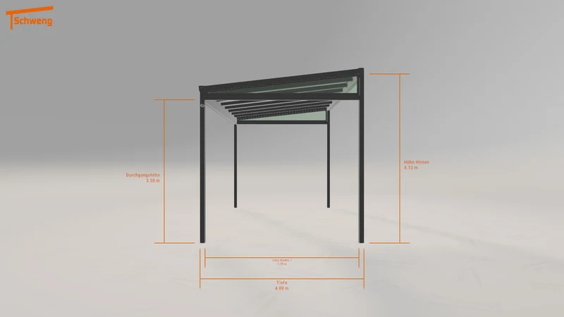 #DE Schweng Pultdachcarport S400 (ID rjxqxg)