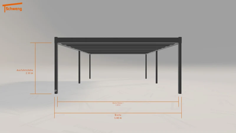 #DE Schweng Flachdachcarport C600+ (ID g7v4vq) #MTG
