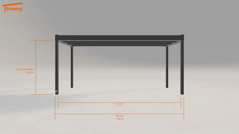 #DE Schweng Flachdachcarport C600+ (ID k2dxdp) #MTG