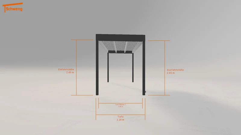 #DE Schweng Flachdachcarport C600+ (ID k2dxdp) #MTG