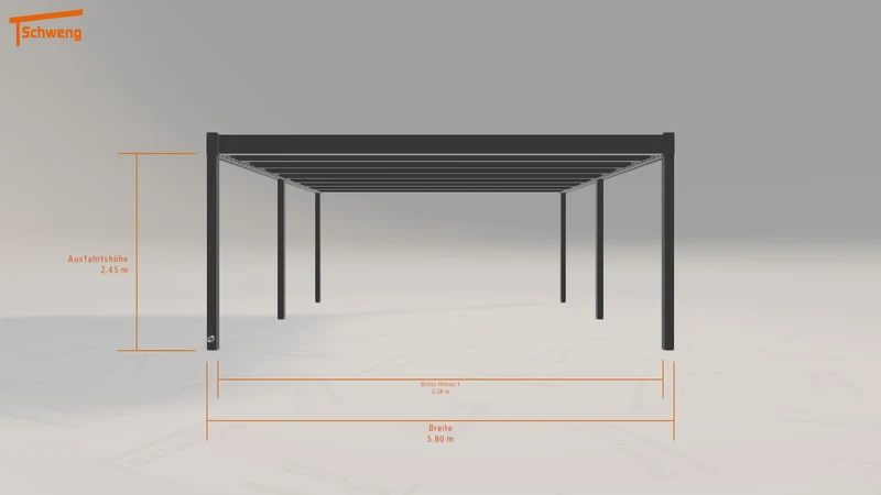 #DE Schweng Flachdachcarport C600+ (ID n59b9r) #MTG