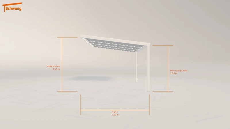 #DE Schweng Terrassenüberdachung S400 (ID 2q9vdj)