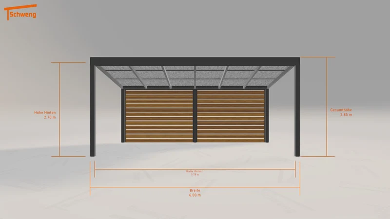 #DE Schweng Pultdachcarport S400 (ID w3m9jz) #MTG