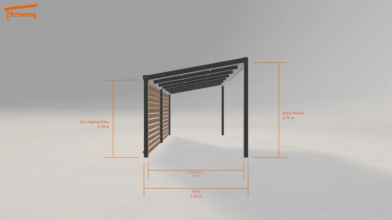 #DE Schweng Pultdachcarport S400 (ID w3m9jz) #MTG