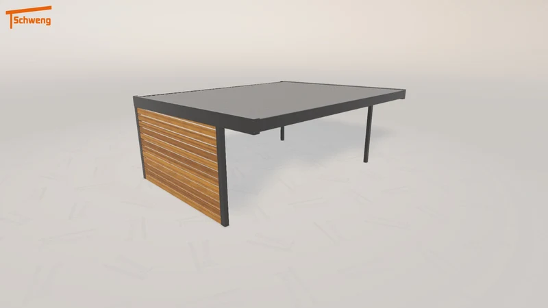 #DE Schweng Flachdachcarport C600+ (ID bkr3r3) #MTG