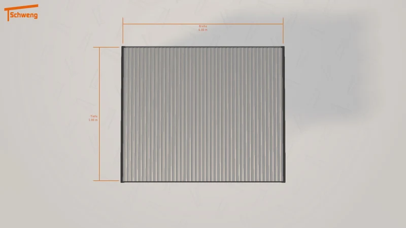 #DE Schweng Flachdachcarport C600+ (ID bkr3r3) #MTG