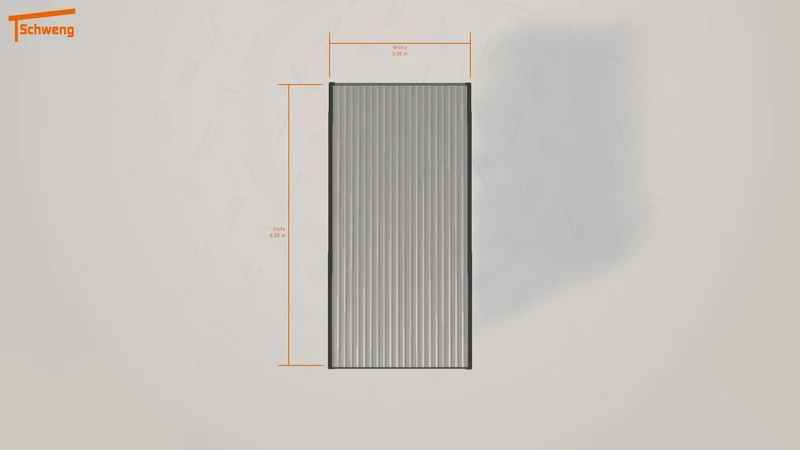 #DE Schweng Flachdachcarport C600 (ID 773k8z)
