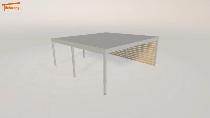 #DE Schweng Flachdachcarport C600 (ID x7zwp8) #MTG