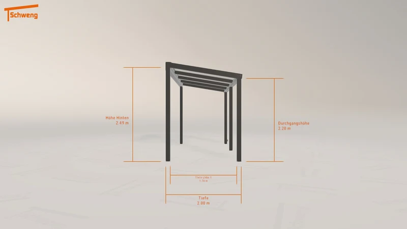 #DE Schweng Terrassenüberdachung S350 (ID v42q7p)