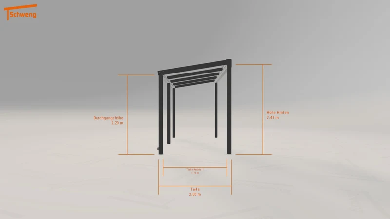 #DE Schweng Terrassenüberdachung S350 (ID v42q7p)