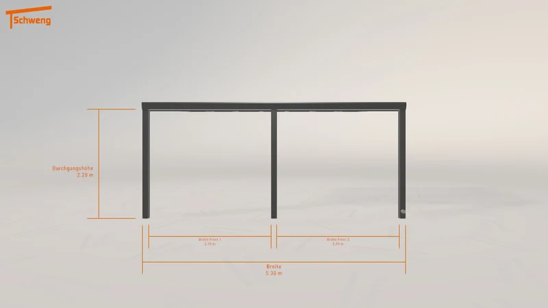 #DE Schweng Terrassenüberdachung S400 (ID bkrnzb)