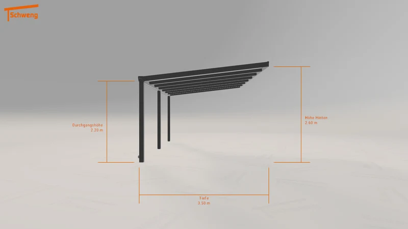#DE Schweng Terrassenüberdachung S400 (ID bkrnzb)