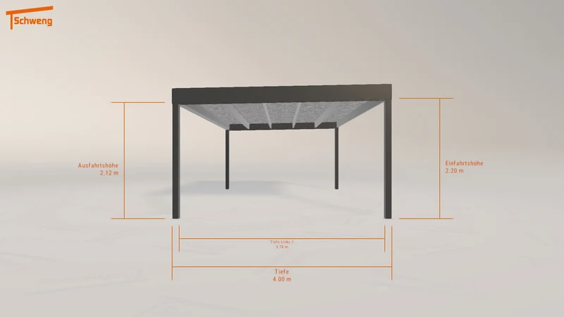 #AT Schweng Flachdachcarport C600 (ID dvmg9n)