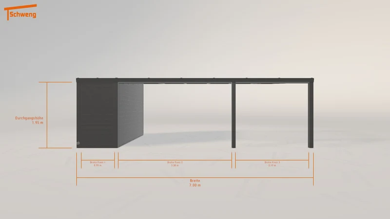#DE Schweng Pultdachcarport S350 (ID 42q82d)
