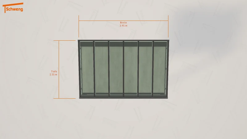 #DE Schweng Terrassenüberdachung S400 (ID ygzxp7)
