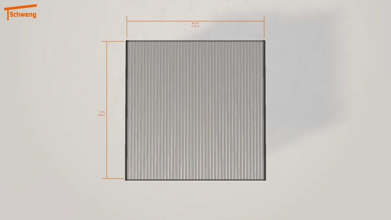 #DE Schweng Flachdachcarport C600+ (ID k2dp8j) #MTG
