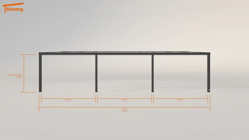 #DE Schweng Pultdachcarport S350 (ID bkr5y7) #MTG