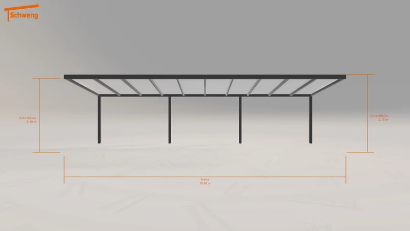 #DE Schweng Pultdachcarport S350 (ID bkr5y7) #MTG
