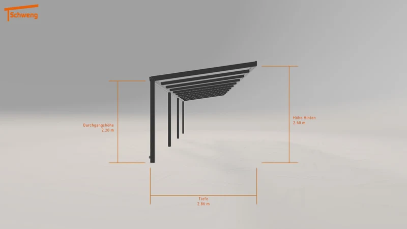 #DE Schweng Pultdachcarport S350 (ID bkr5y7) #MTG