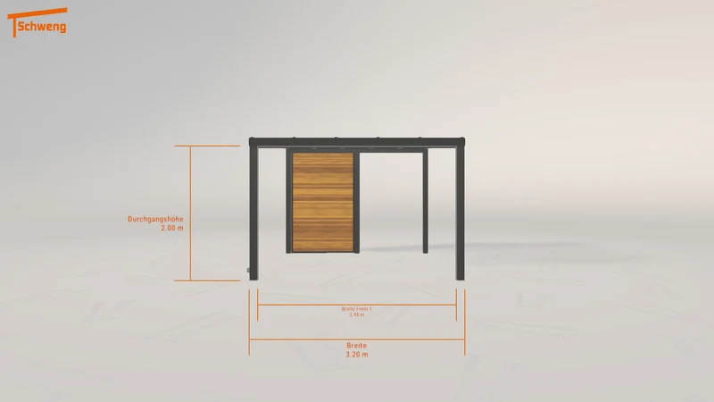 #DE Schweng Terrassenüberdachung S350 (ID zb9z85)
