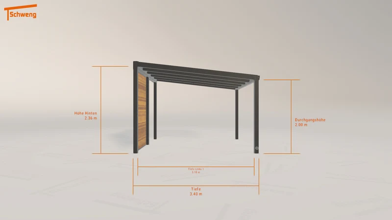 #DE Schweng Terrassenüberdachung S350 (ID zb9z85)